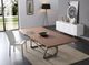 VIG Furniture Modrest Addy Walnut/Stainless Steel Dining Table-2