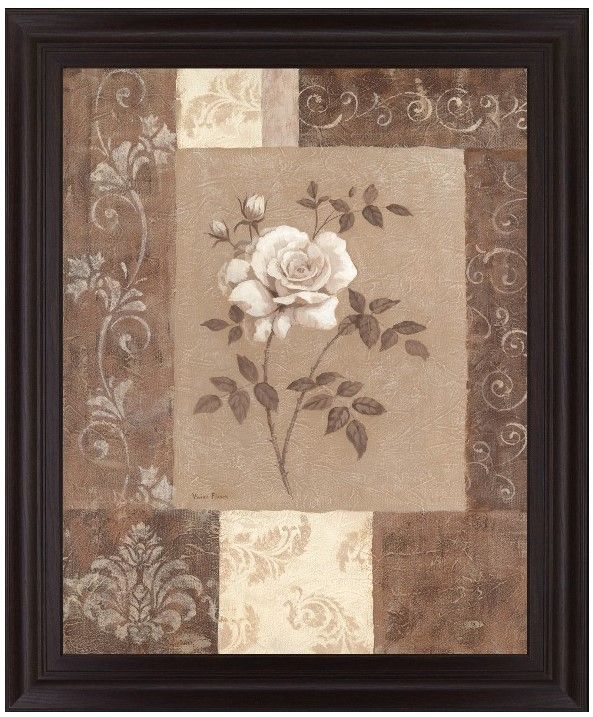 Classy Living Sepia Rose Elegance Wall Art-0