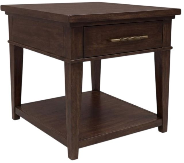 Legacy Classic Reflections Dark Roast End Table-0