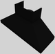 Vent-A-Hood® 66" Black Euro-Style Wall Mounted Range Hood-5