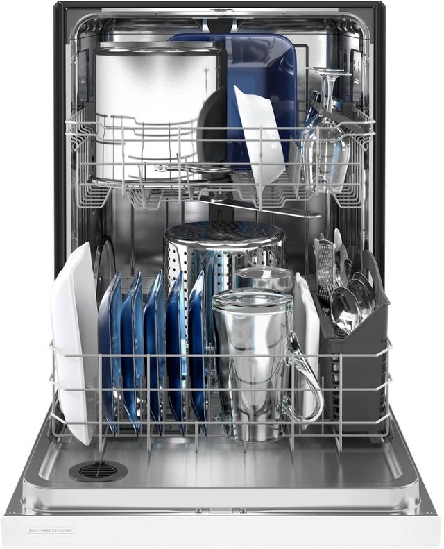 Maytag® 24" White Built-In Dishwasher-2