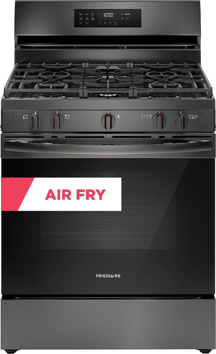 Frigidaire® 30" Black Stainless Steel Freestanding Gas Range