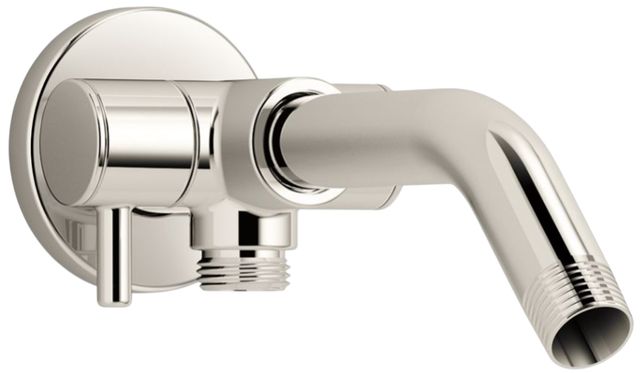KOHLER® Vibrant Polished Nickel Shower Arm with 2-Way Diverter-0