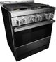 JennAir® NOIR™ 30" Stainless Steel Pro Style Gas Range-4