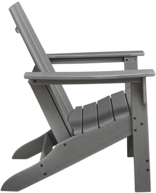 Signature Design by Ashley® Lone View Bay Gray Aluminum Outdoor Adirondack Chair-3