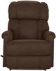 La-Z-Boy® Pinnacle Umber Leather Manual Swivel Gliding Recliner-1