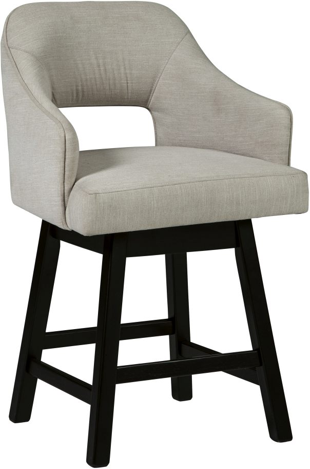 Tallenger Counter Height Stool - Linen - (D380-724) Tallenger Counter Height Stool - Linen - (D380-724)
