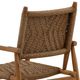 Dovetail Furniture Araya 2-Piece Light Brown Wicker/Wooden Outdoor Dining Chair Set-4