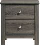 Elements International Sami Gray Youth Nightstand-2
