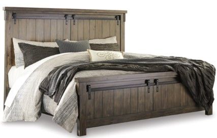 Signature Design by Ashley® Lakeleigh 2-Piece Brown King Panel Bed Set-1