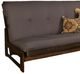 Kodiak Furniture Twill Gray 6" Coil Hinged Innerspring Full Futon Mattress -1