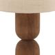 Dovetail Furniture Anwen Beige/Medium Brown Table Lamp-2
