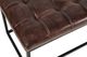 Jofran Inc. Global Archive Hogan Dark Sienna Leather Bench-4