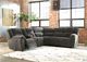 Benchcraft® Timpson Left Arm Facing Double Reclining Console Loveseat-2