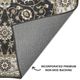 Dalyn™ Rug Company Hatay HY1 Black 5'x8' Area Rug-1