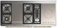 Ilve® Majestic III 60" Blue Gray Pro Style Dual Fuel Liquid Propane Range with French Top and Brass Trim-3