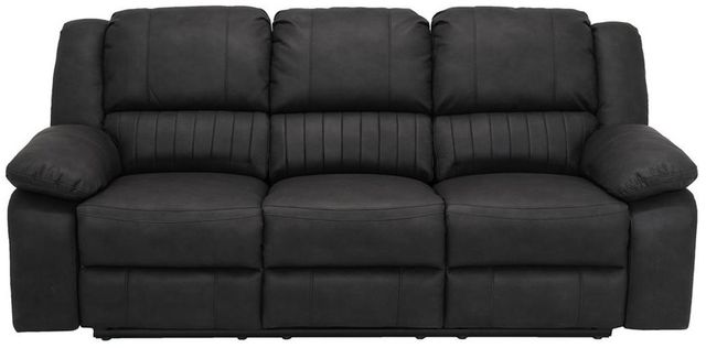 Emerald Home Navaro Black Manual Reclining Sofa-3