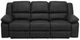 Emerald Home Navaro Black Manual Reclining Sofa-3