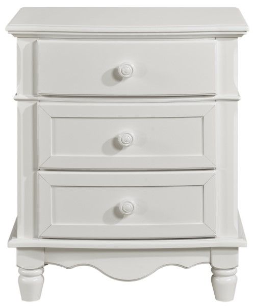 Homelegance® Clementine White Youth Nightstand-2