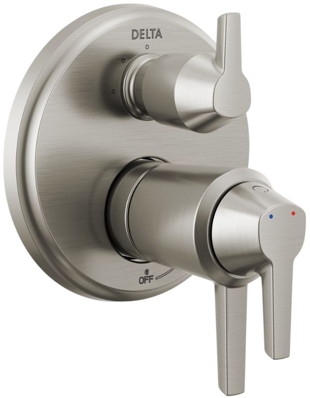 Delta Galeon® 17T S Lumicoat® Stainless 3-Setting Integrated Diverter Trim-0