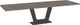 Amisco Customizable Amelia 120" Rectangular Extendable Table with Decorative Bolts, 2 Leaves and 1.5" Solid Birch Top-0