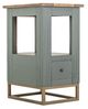 International Furniture Direct Timber Forest Green Chairside Table-0
