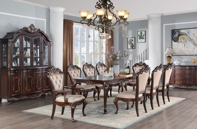 New Classic® Home Furnishings Constantine Royal Classics Cherry China Cabinet and Buffet Set-1