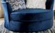 Furniture of America® Waldport Navy Swivel Chair-2