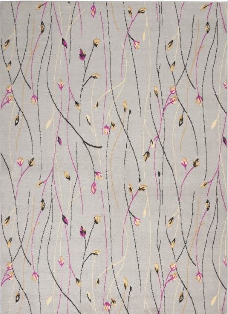 Nourison Home™ Grafix Gray 5'x7' Style 3 Area Rug-0