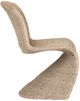 Four Hands Portia Vintage White Wicker Outdoor Dining Chair-3