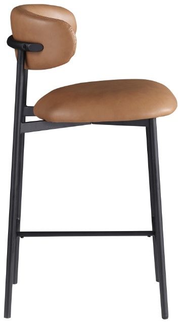 Meridian Furniture Lupita Cognac Counter Stool-3