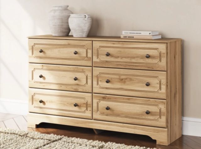 warm brown dresser Cabalynn - Light Brown main image 0