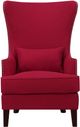 Elements International Kori Espresso/Heirloom Berry Accent Chair-1