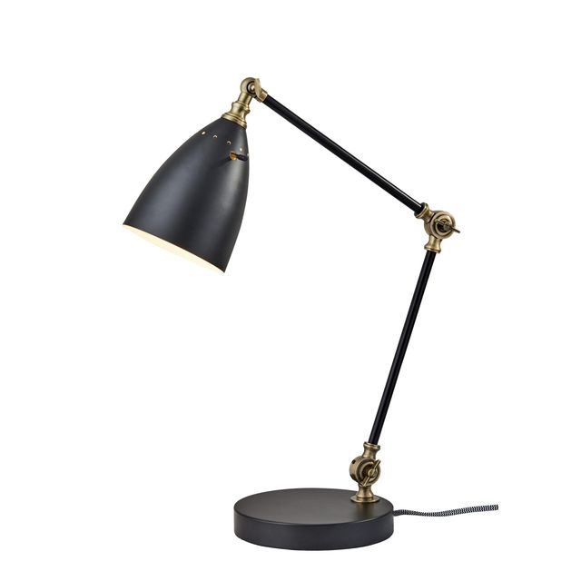 Adesso® Mia Black Desk Lamp-0