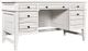 Aspenhome® Reeds Farm Weathered White Half Pedestal Desk-0