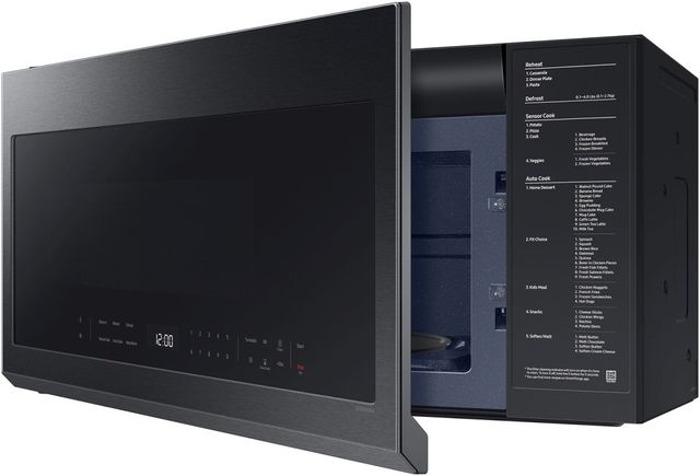 Samsung 2.1 Cu. Ft. Matte Black Steel Over The Range Microwave-4