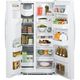 Crosley® 36 in. 25.3 Cu. Ft. High-Gloss Black Side-by-Side Refrigerator-1