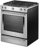 KitchenAid® 30" Stainless Steel Slide In Gas Range-3