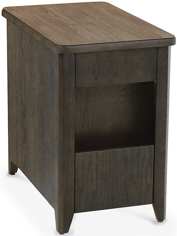 Peters-Revington™ Casual Choices™ Light Gray Chairside Cabinet with Dark Gray Base-1