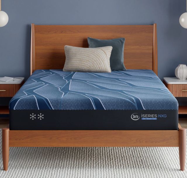 Serta® iSeries NXG™ 13.5" Memory Foam 4500 Ultra Plush Smooth Top Queen Mattress-1