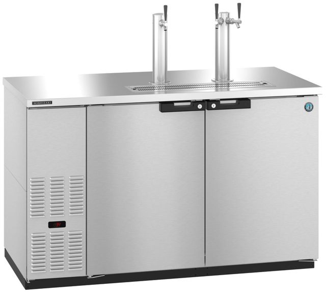 Hoshizaki Back Bar 60" 18.5 Cu. Ft. Stainless Steel Two Section Direct Draw Refrigerator-2