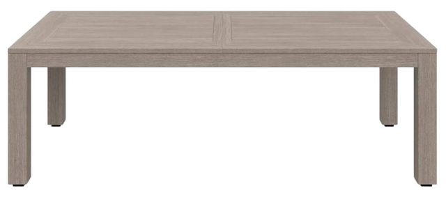 Sunset West Laguna Driftwood Metal Rectangular Outdoor Dining Table-0