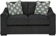 Benchcraft® Wryenlynn Onyx Loveseat-1