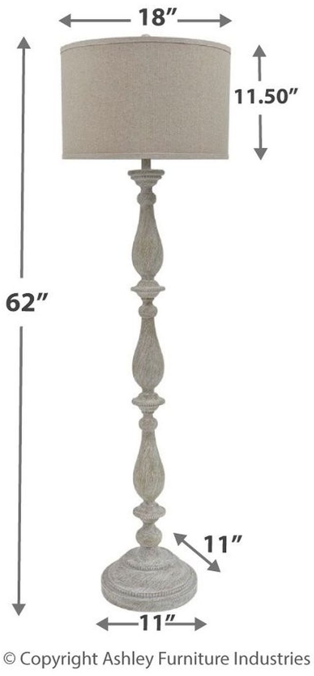 Signature Design by Ashley® Bernadate Whitewash Poly Floor Lamp-1