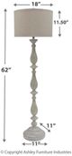 Signature Design by Ashley® Bernadate Whitewash Poly Floor Lamp-1