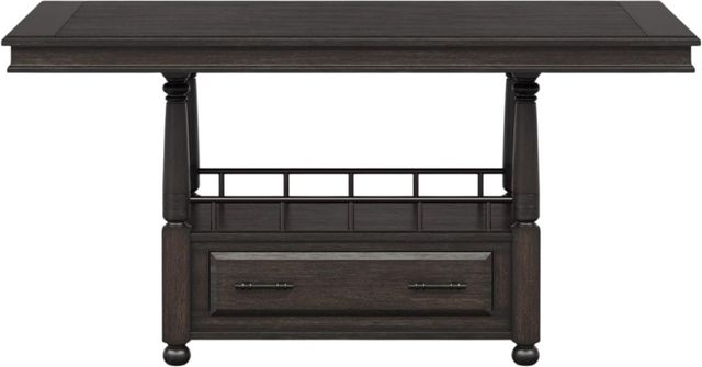 Bernards Bellamy Lane 5-Piece Beige/Brown Counter Dining Table Set-3