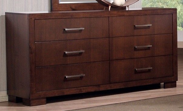 Coaster® Jessica 4-Piece Cappuccino Queen Bookcase Bedroom Set-3