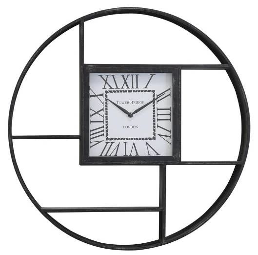 YHD Black/White Shelf Wall Clock-0