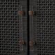 TOV Furniture Amara Charcoal Woven Rattan Cabinet-5