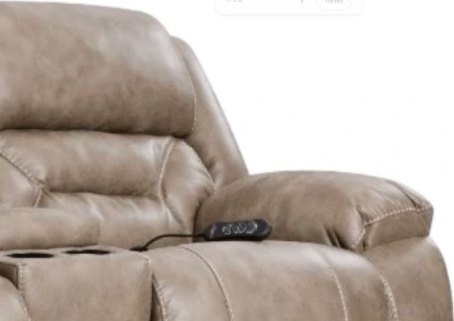 HomeStretch Enterprise Mushroom Power Reclining Loveseat with Console-2